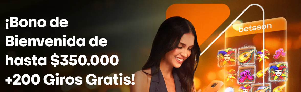 Screenshot bono de bienvenida Betsson