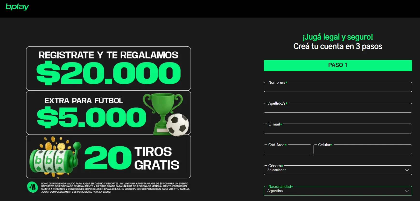 bono sin depósito Argentina.webp