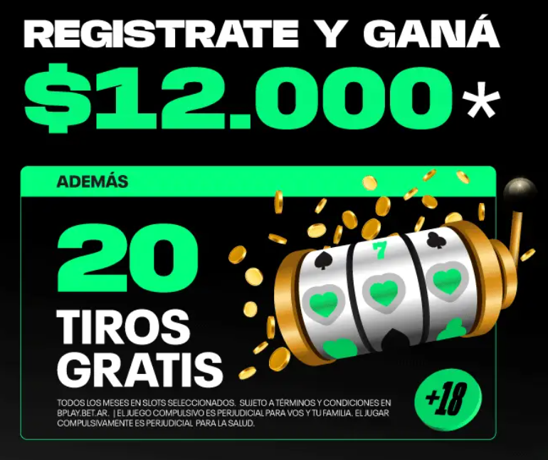 Screenshot bono bienvenida sitio bplay Buenos Aires